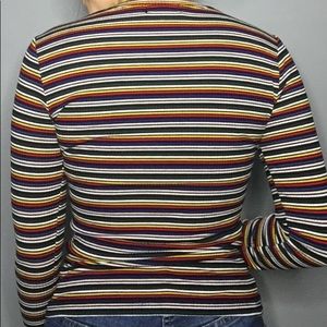 Black and rainbow long sleeve shirt